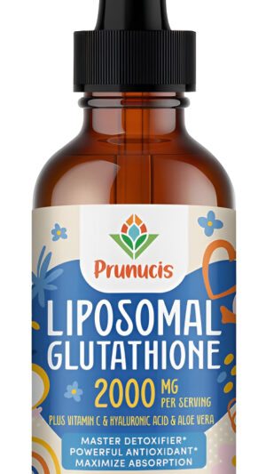 Prunucis Líquido De Glutatión Liposomal De 2000 Mg, 98% De Absorción, Suplemento Líquido, Potente Antioxidante, 60 Ml