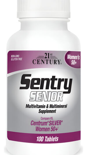 21st Century Sentry Senior Women 50 Plus Multivitamínicos Para Mujeres De Más De 50 Años, 100 Tabletas