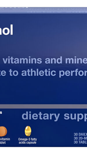 Orthomol Deporte, Suplemento Nutricional Deportivo Premium Con Vitaminas A, B, C, D, E, Zinc, Yodo Y Otros, 30 Paquetes