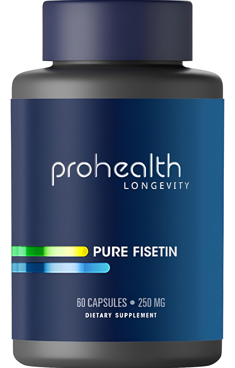 Prohealth Fisetina Pura (60 Cápsulas De 250 Mg) Suplemento De Fisetina Natural Ultra Pura Para Uso Intermitente De Al