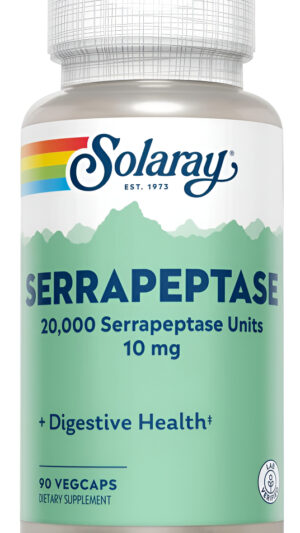 Solaray Serrapeptasa 10 Mg Vcaps | 90 Unidades