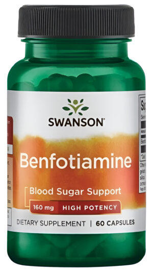Benfotiamina Alta Potencia Funcion Renal 160 Mg 60 Cápsulas