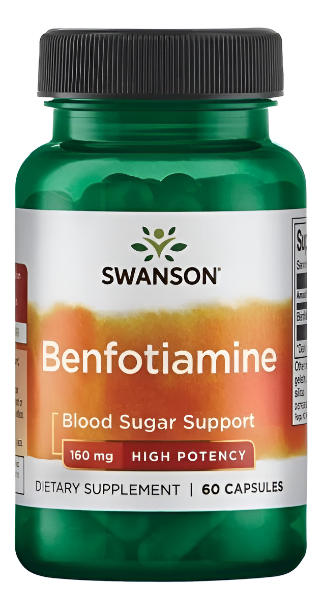 Benfotiamina Alta Potencia Funcion Renal 160 Mg 60 Cápsulas