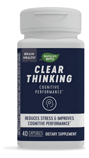 Nature's Way Rendimiento Cognitivo De Pensamiento Claro*, Ashwagandha, Reduce El Estrés Y Apoya El Rendimiento Cognitiv