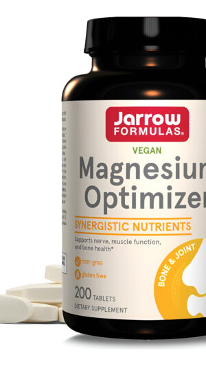 Jarrow Formulas Optimizador De Magnesio, Importante Para La Salud Ósea, 200 Tabletas