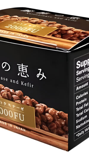 Japan F Labo Suplemento De Kéfir Y Nattokinasa 2000 Fu. Apoyo Para Sistema Cardiovascular Y Circulatorio (30 Cápsulas)