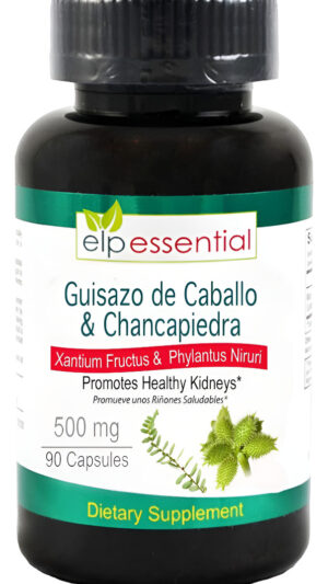 Guisazo De Caballo Y Chancapiedra 500 Mg 90 Cápsulas Promueve Riñones Saludables