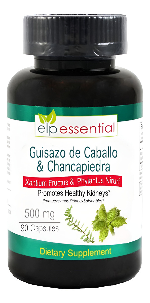 Guisazo De Caballo Y Chancapiedra 500 Mg 90 Cápsulas Promueve Riñones Saludables