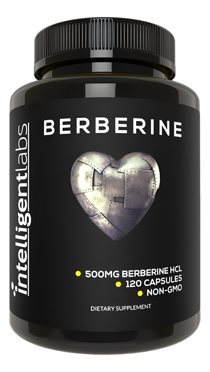 Intelligent Labs Berberina Hcl Plus, 500 Mg Cada Uno, 120 Cápsulas