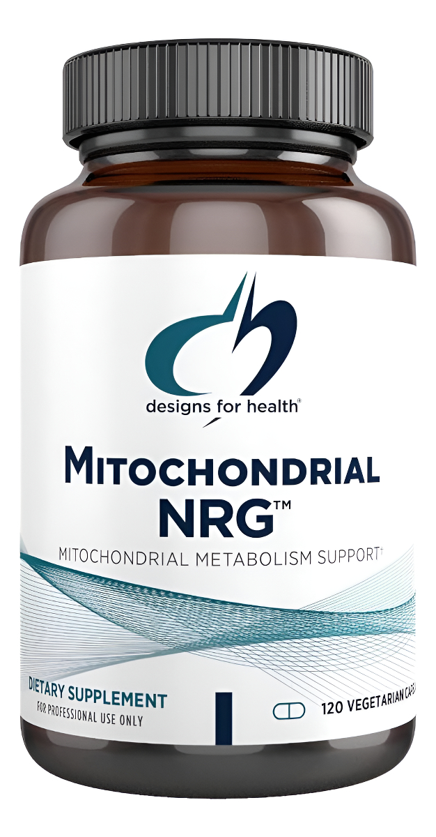 Designs For Health Mitocondrial Nrg, Suplemento Energético De Mitocondrias Con Ácido Alfa Lipoico, 120 Cápsulas