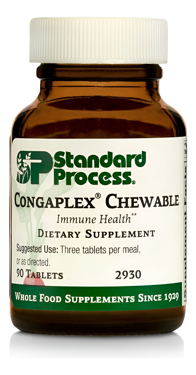 Standard Process Congaplex (masticable) - Suplemento De Arn Integral De Alimentos, Antioxidante, Apoyo Inmunológico Con