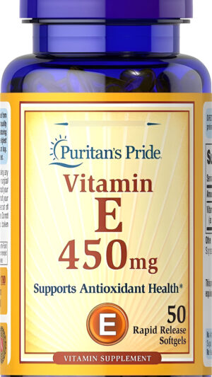 Puritan's Pride Vitamina E-1000 Ui 50 Cápsulas Blandas