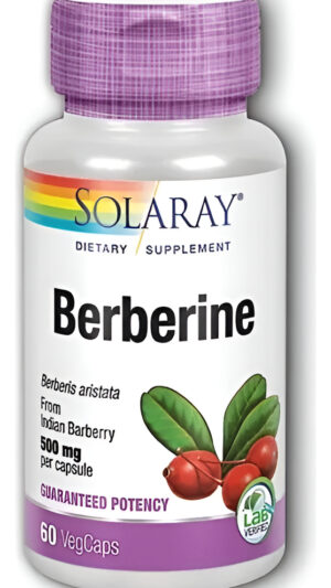 Berberine 500 Mg 60 Veg Capsulas De Solaray