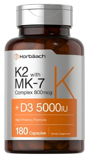 Vitamina K2 Con D3 | 180 Uds