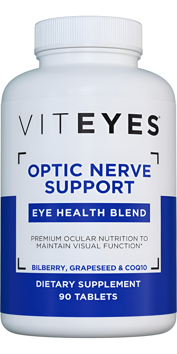 Viteyes Suplemento De Apoyo Para El Nervio Óptico, Mezcla De Nutrición Ocular Premium, 90 Tabletas, Blanco