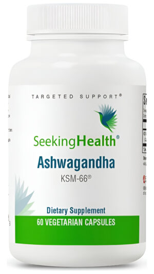 Seeking Health Extracto De Ashwagandha, Potente Ashwagandha Natural De 467 Mg Con 5% De Withanolide, Apoya El Estado De