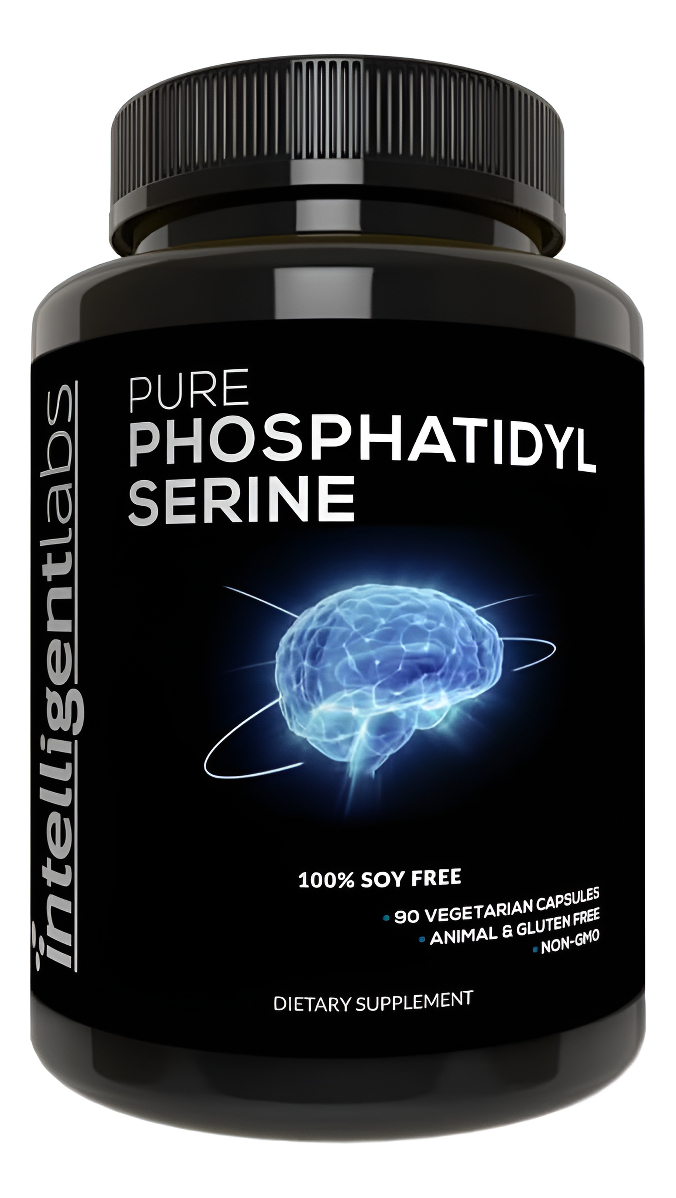 Intelligent Labs Suplemento De Fosfatidilserina De 100 Mg | 90 Cápsulas De Fosfatidilserina De Alta Resistencia | 100%