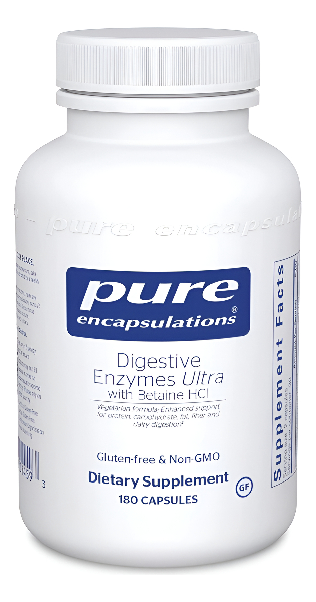 Enzimas Digestivas 180cap Pure