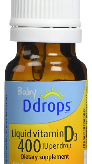 Ddrops Baby Gotas De Vitamina D3 De 400 Ui Para Niños, 2 Unidades