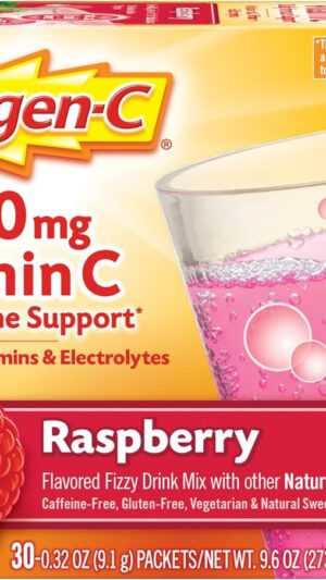 Emergenc Suplemento De Vitamina C Con Vitamina B Y Antioxidantes En Polvo, 30 Sobres