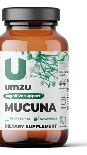 Umzu Mucuna Pruriens - Apoyo A La Producción De Dopamina - Cerebro, Bienestar Y Salud De La Memoria - Antioxidantes Y A