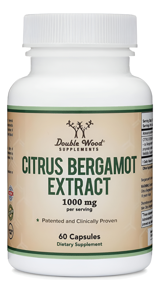Suplemento De Bergamota Cítrica Extracto De Bergamota Patentado Y Clínicamente Probado 1000 Mg Porciones (estandari