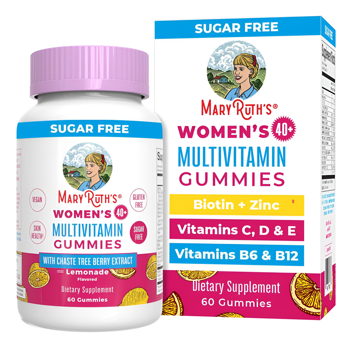 Maryruth Organics 60 Gomitas Veganas Multivitamínicas Diarias Con Sauzgatillo, De Apoyo Inmunológico