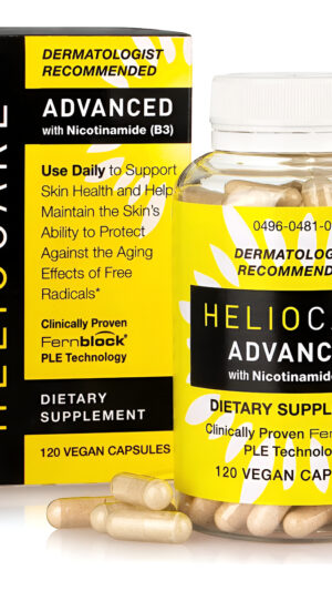 Heliocare Suplemento Avanzado De Nicotinamida B3: Niacinamida 500 Mg Y Extracto De Helecho Ple De 240 Mg, 120 Cápsulas