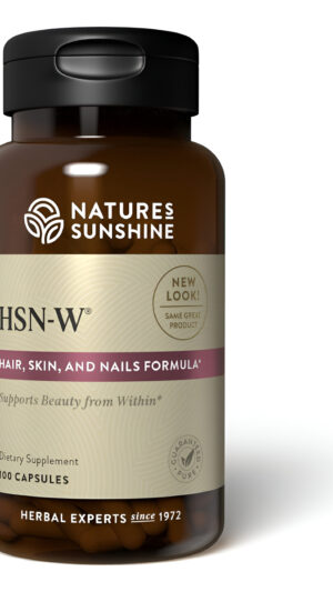 Nature's Sunshine Hsn-w, Suplemento Para Cabello, Piel Y Uñas, 100 Cápsulas