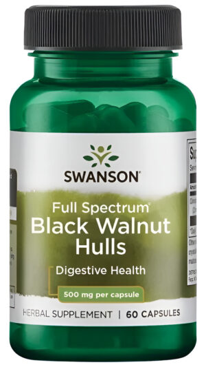 Black Walnut Hulls 60 Capsulas 500mg.de Swanson
