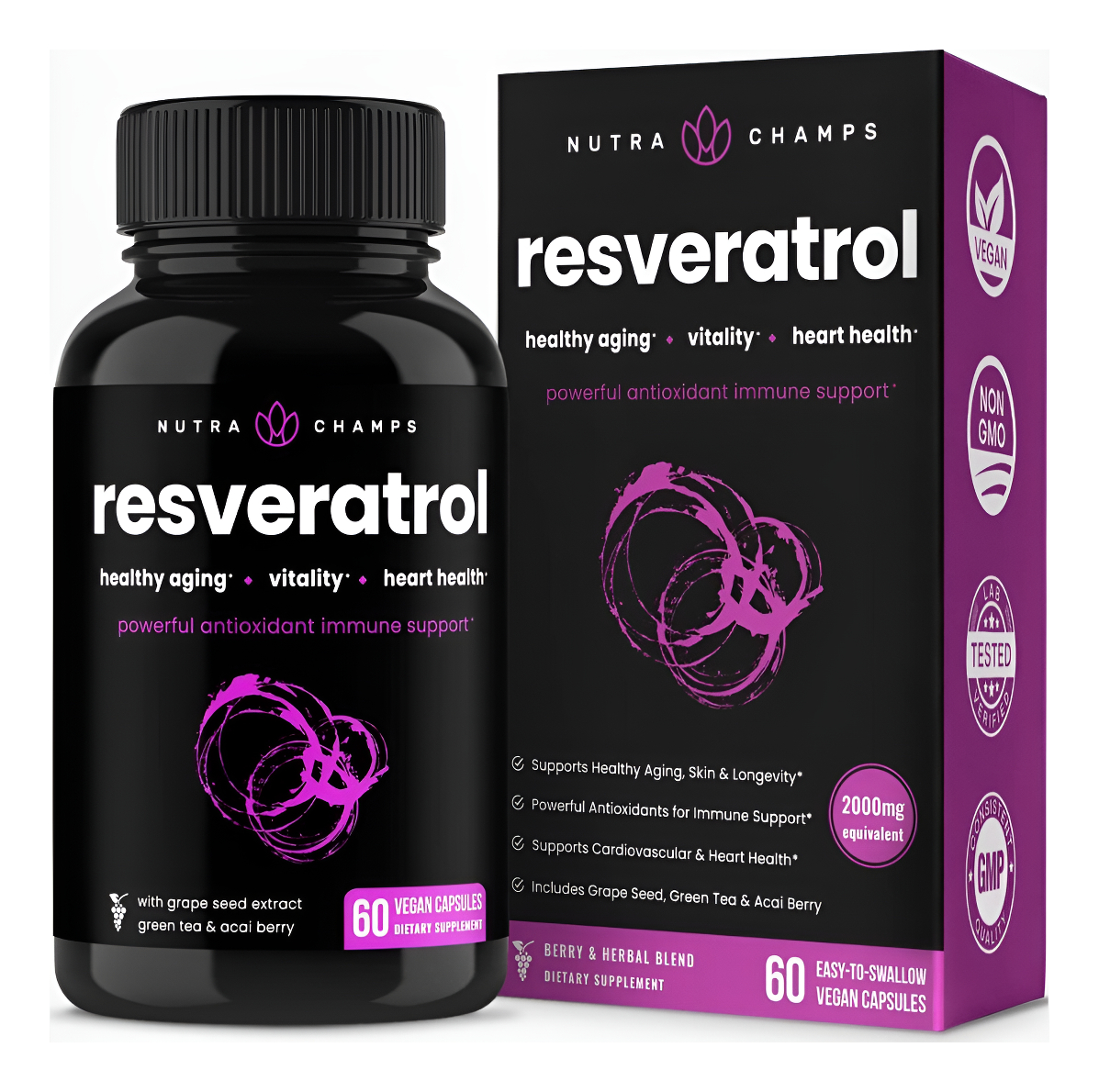 Resveratrol 60 Cap Nutrachamps