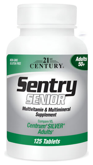 21st Century Tabletas Sentry Senior, 125 Unidades (22390)