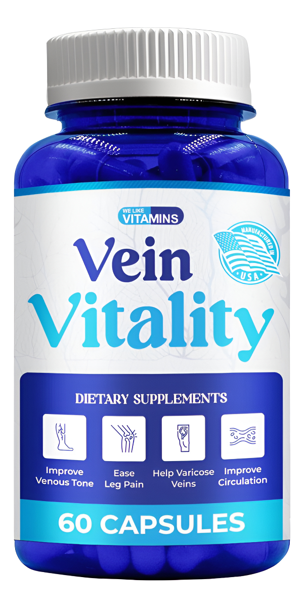 Vein Vitality 1250mg Complejo De Diosmina Hesperidina Para Tratamiento De Venas Varicosas Con Castaño De Indias, Escoba