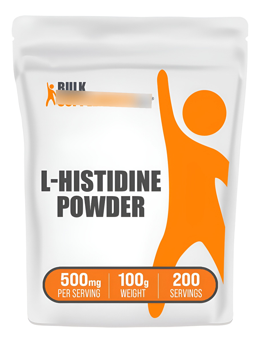 Bulksupplements. Com Polvo De L-histidina - Base De L-histidina - Suplemento De Histidina - L Histidina 500 Mg - Suplem