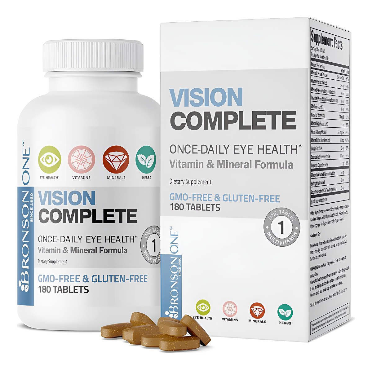 Vitamina A, Vitamina C, Vitamina E, Selenio, Zinc, Cobre,