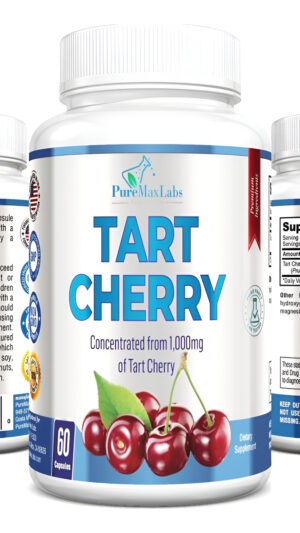 Yummyvite Cereza Ácida - 60 Cápsulas De Extracto 4:1 Equivalentes A 1000 Mg De Cerezas Montmorency