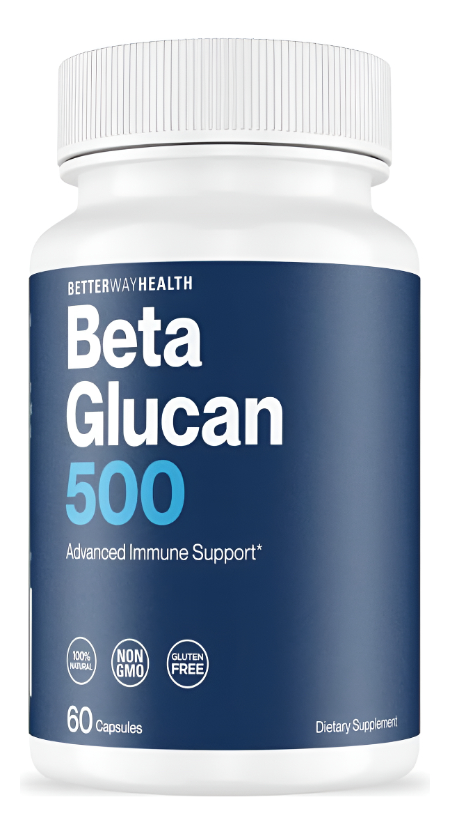 Suplemento De Apoyo Inmunológico De Better Way Health Con Beta Glucano Altamente Purificado, 500 Mg 60 Cápsulas