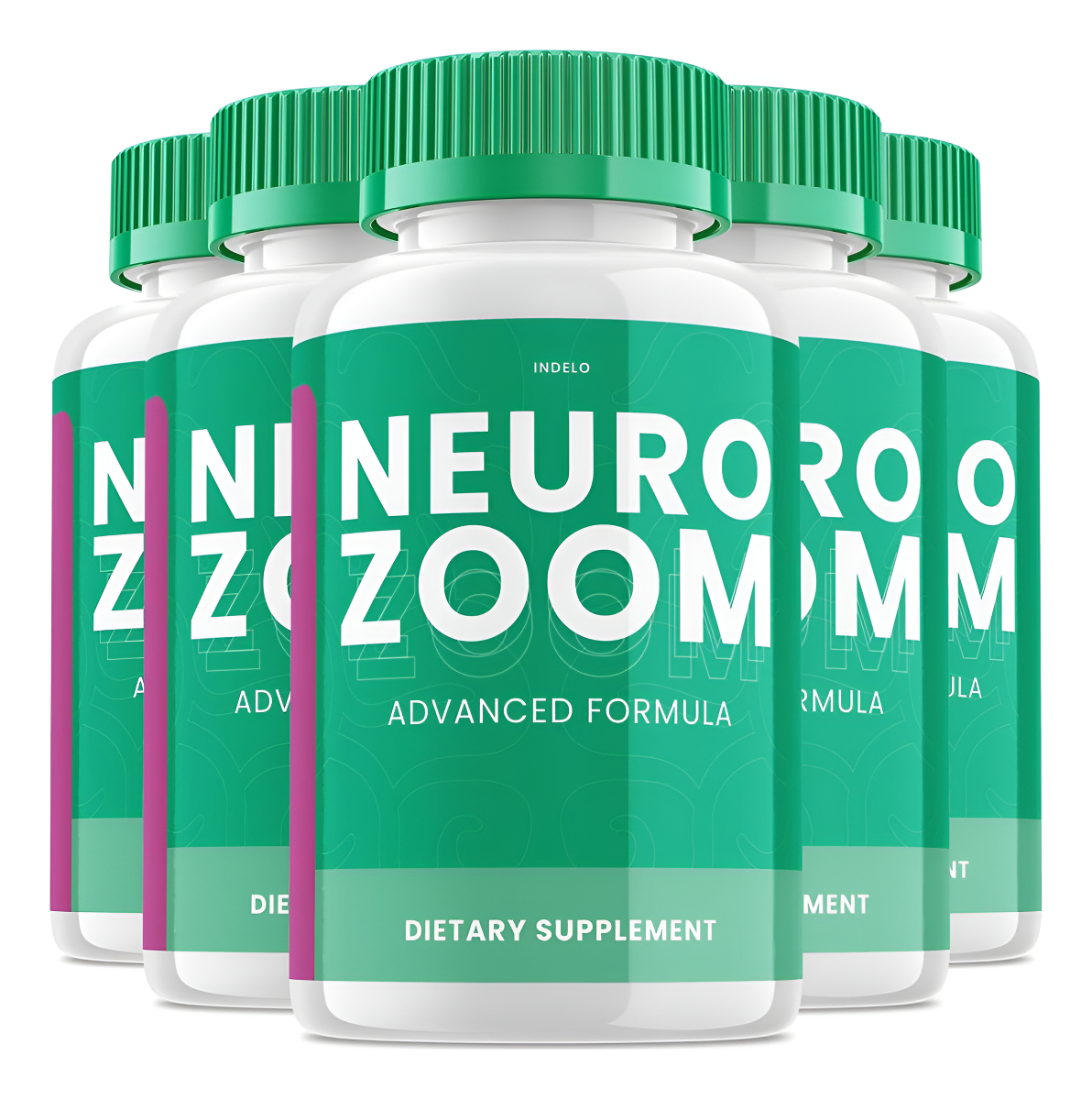 (5 Unidades) Suplemento De Refuerzo Cerebral Neuro Zoom, Fórmula Avanzada De Soporte De Memoria Neuro Zoom, Pastillas N