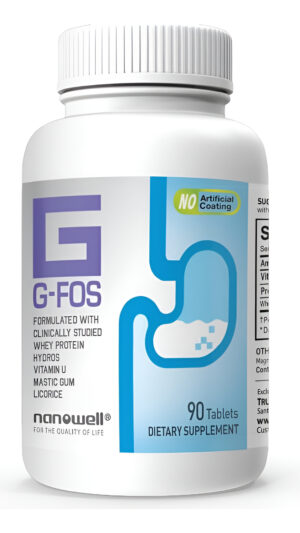 Nanowell G-fos Suplemento Para La Salud Digestiva E Intestinal Con Vitamina U - 90 Tabletas
