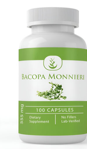 Pure Original Ingredients Bacopa Monnieri, (100 Cápsulas) Siempre Puro, Sin Aditivos Ni Rellenos