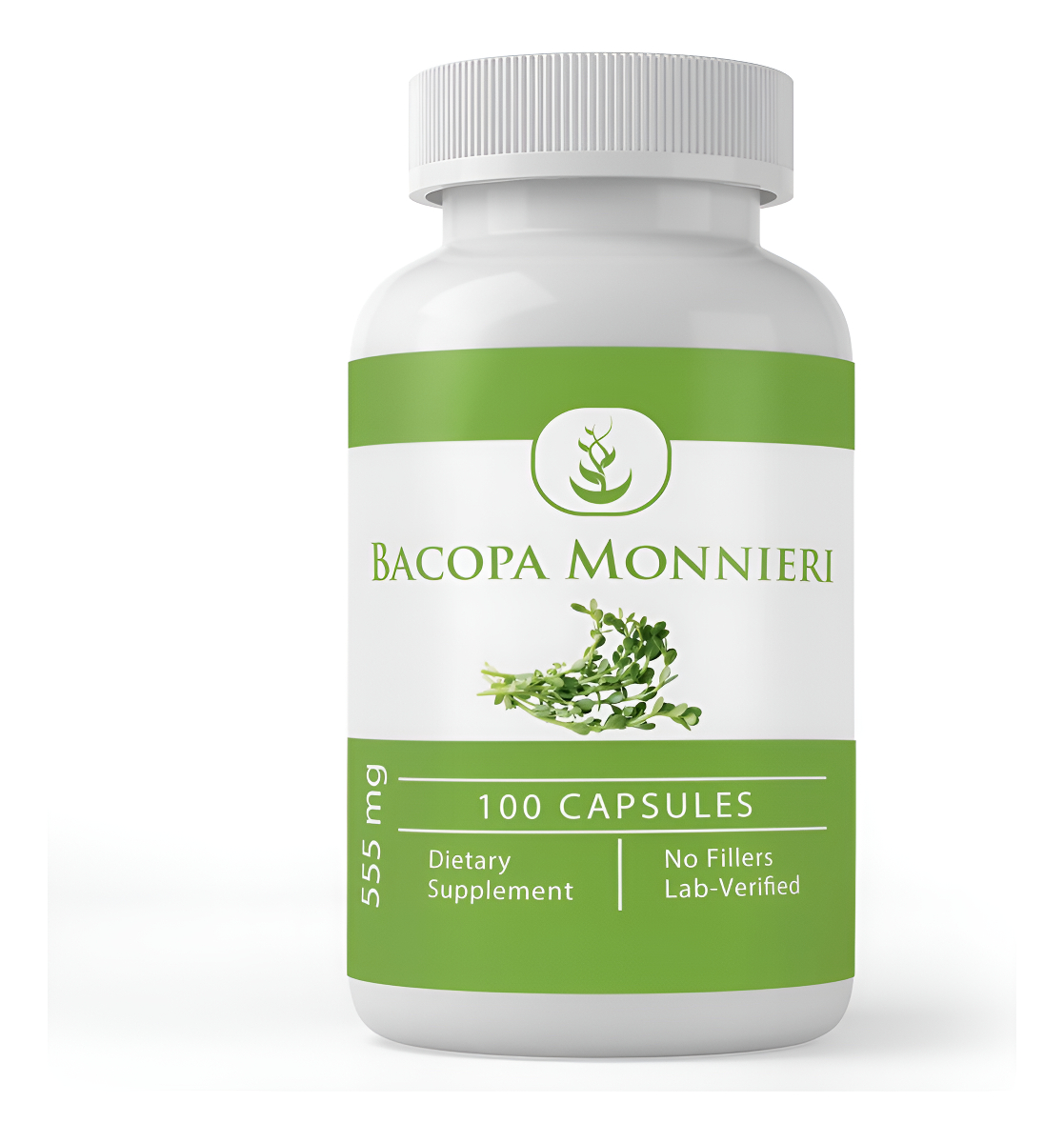 Pure Original Ingredients Bacopa Monnieri, (100 Cápsulas) Siempre Puro, Sin Aditivos Ni Rellenos