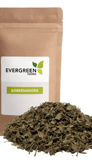 Evergreen Herbs Gobernadora Chaparral 1 Lb, Bolsa Resellable Con Tapa Para Garantizar La Frescura