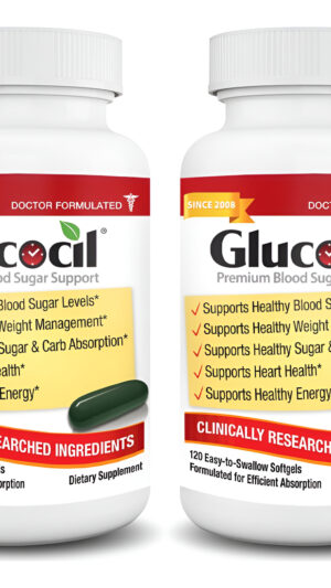 Glucocil  Promueve Niveles Normales De Azúcar En La Sangre, Y Un Peso Corporal Sano  Paquete De 2