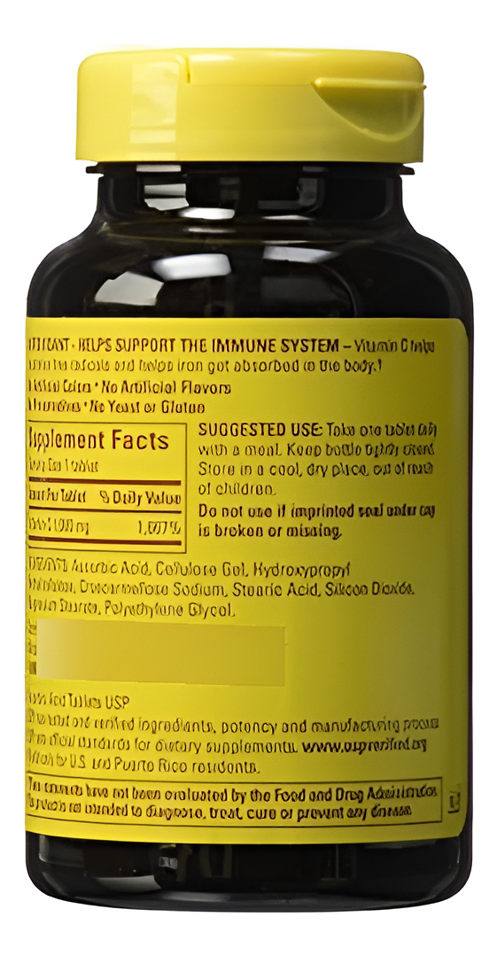 Nature Made Vitamina C Natural, 1000 Mg, 100 Tabletas