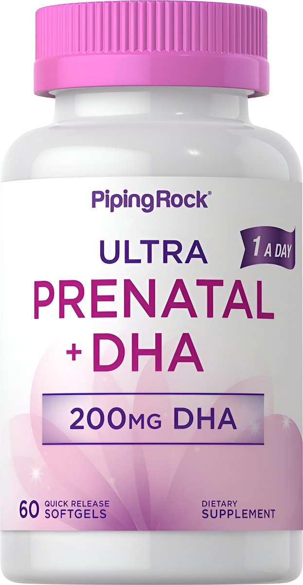 Piping Rock Vitaminas Prenatales Para Mujeres | 60 Cápsulas Blandas | Con Dha Y Hierro |