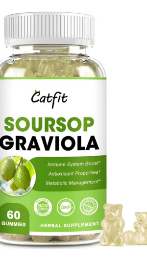 Gomitas De Graviola De Guanábana, Extracto De Hojas De Guanábana, Hierbas Para Refuerzo Inmunológico, Antioxidante Y Ap