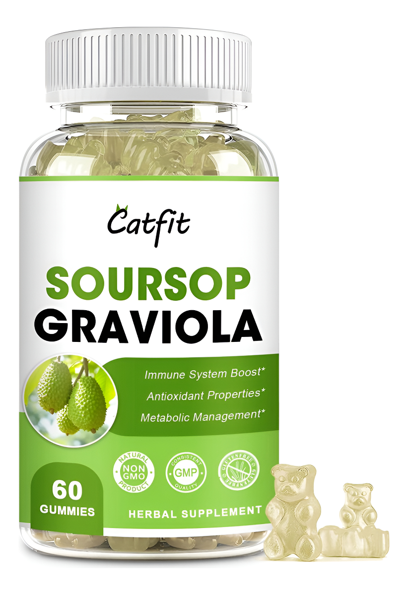Gomitas De Graviola De Guanábana, Extracto De Hojas De Guanábana, Hierbas Para Refuerzo Inmunológico, Antioxidante Y Ap