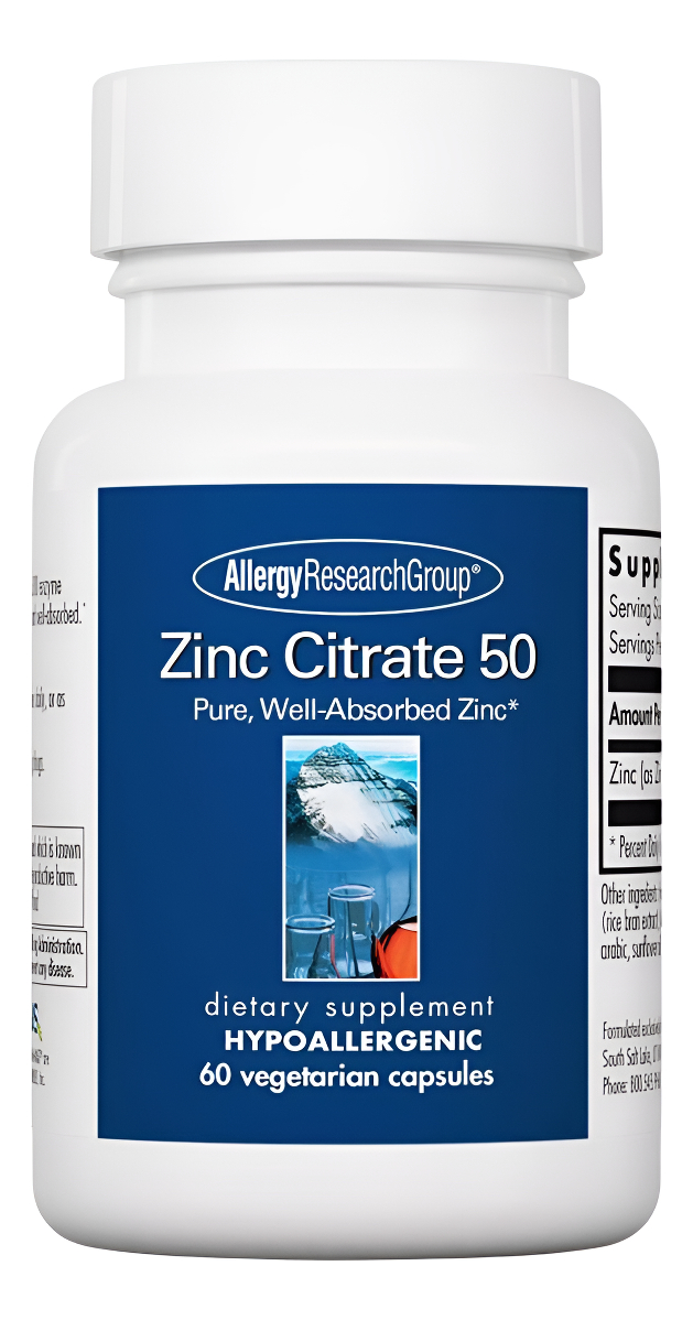 Citrato De Zinc 50 Mg 60 Cap