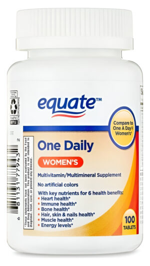 Spring Health Equate   Women One Daily Multivitamin, 100 Tab