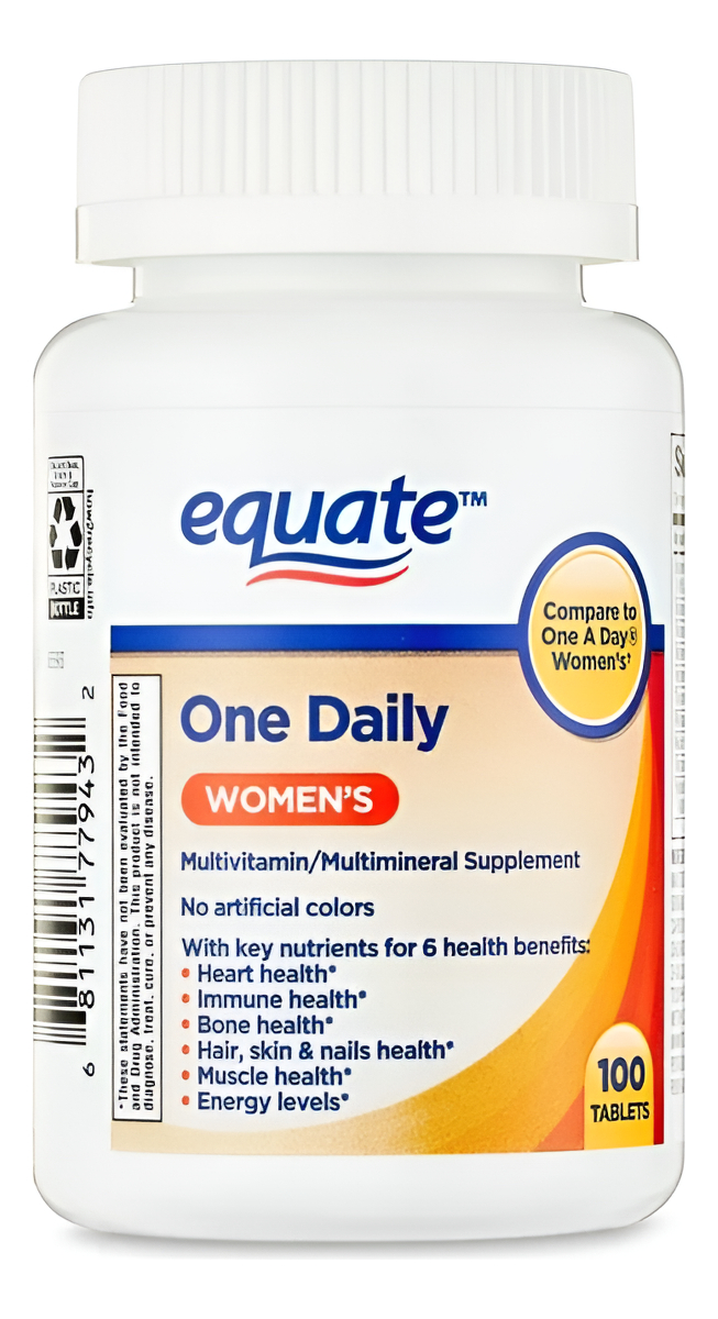 Spring Health Equate Women One Daily Multivitamin, 100 Tab
